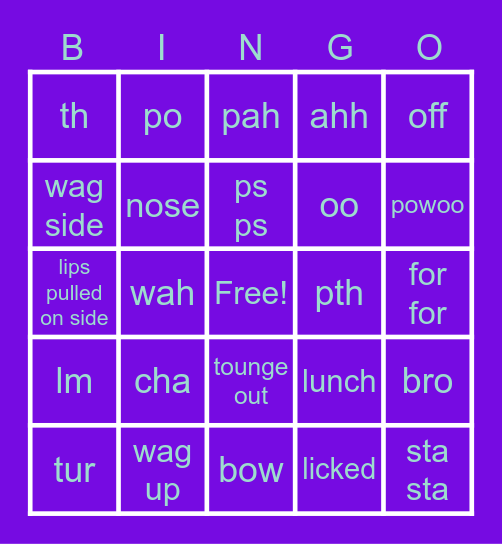 Easy win Bingo Card
