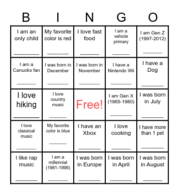 ALL STAFF 2022 Bingo Card