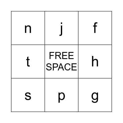 Houston's Bingo! Bingo Card