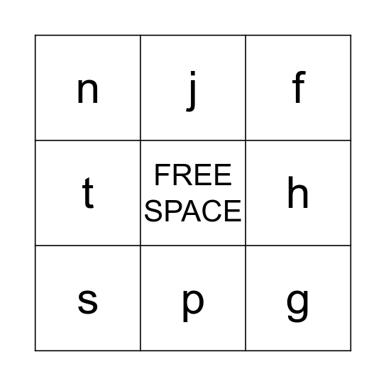 Houston's Bingo! Bingo Card