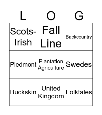 Backcountry Bingo Card