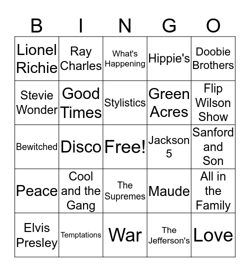Vanessa's Birthday Party Bingo Card