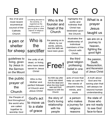 G8 Unit 1 Review (N0) Bingo Card