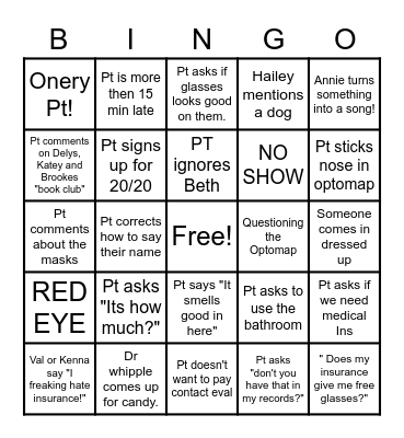 HAPPY HALLOWEEN Bingo Card