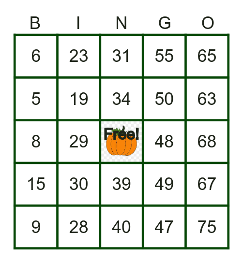 FriYAY BINGO October 21, 2022 Bingo Card