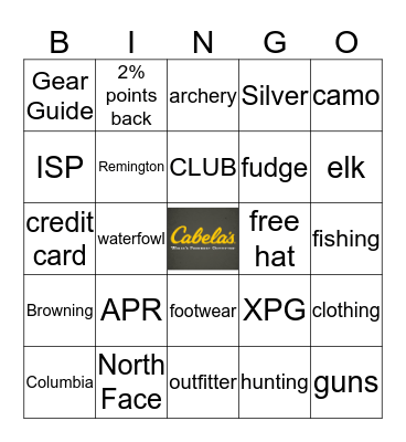 CLUB Bingo Card
