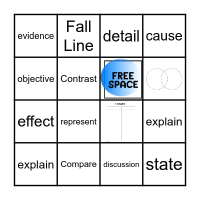 Academic Vocabulary Bingo Card