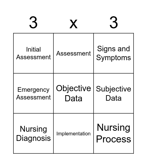 Nurses Play BINGO! Bingo Card