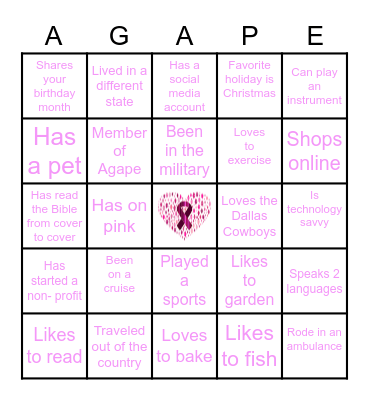 Find Someone Who? Bingo Card