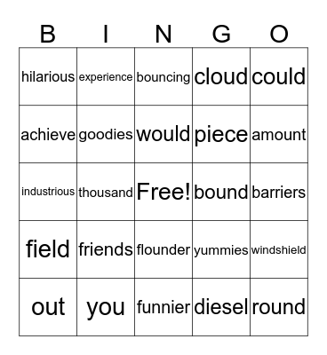 "So You Want To Be An Inventor?" BINGO Card