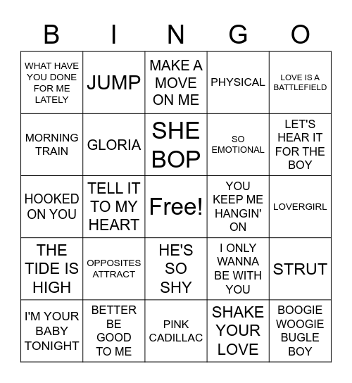 TAVERN 3 Bingo Card