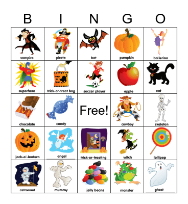 HALLOWEEN Bingo Card