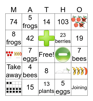 Math Wizard Bingo Card