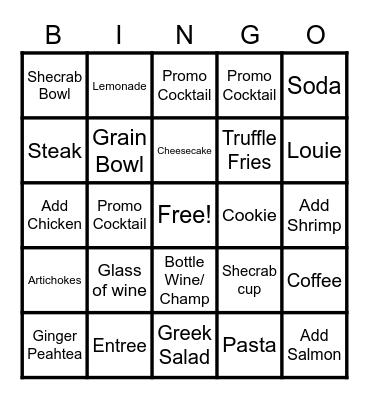 NM Cafe Atlanta Bingo Card