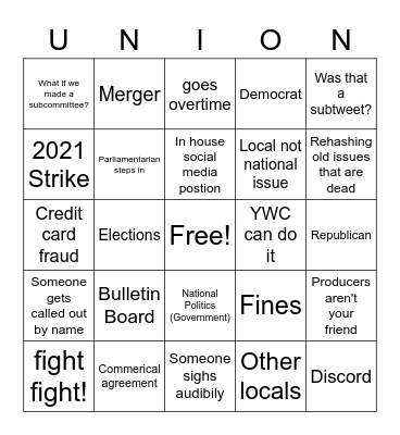 oct neb 2022 #2 Bingo Card