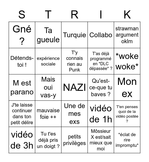 BingoStrike Bingo Card