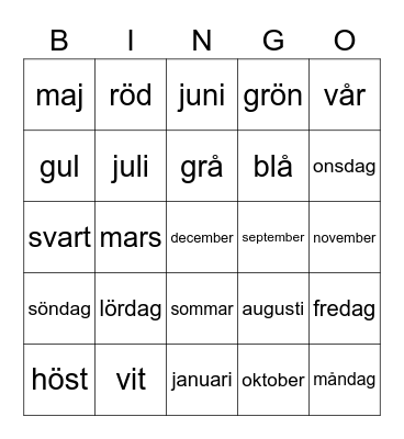 Hallonbåt 5-6: Vad kul, jag kan! Bingo Card
