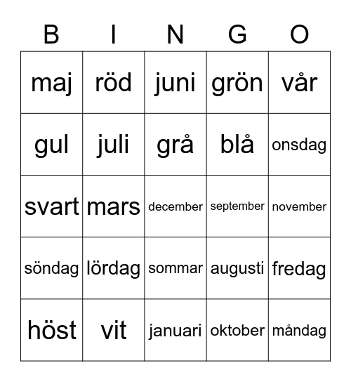 Hallonbåt 5-6: Vad kul, jag kan! Bingo Card