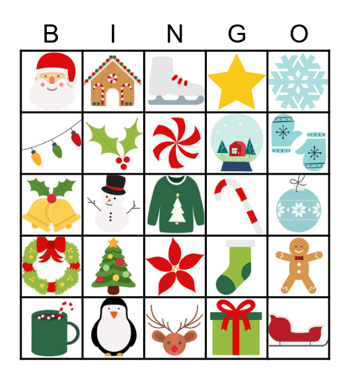 Weihnachtsbingo Card