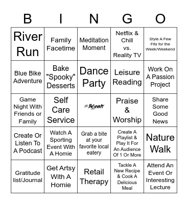 Harvard WBB Joy Week Bingo Card