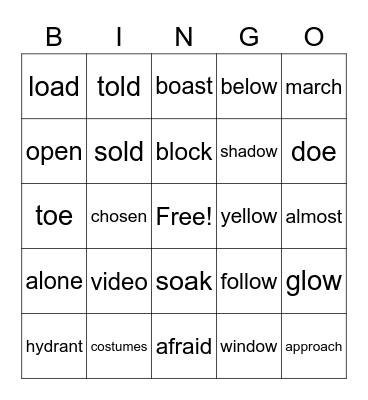 HMH Into Reading Grade 3 Module 2 Week 1 Bingo Card