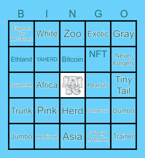 Know Your Elephant Bingo Card