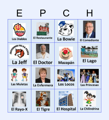 La Gran Lotería de Bingo Card