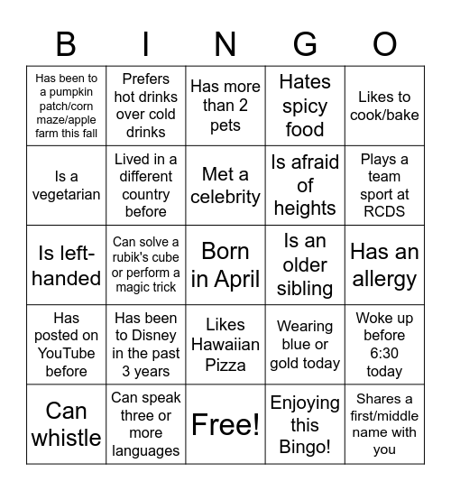 GPM Bingo! :D Bingo Card