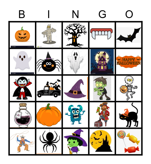 Halloween Bingo Card