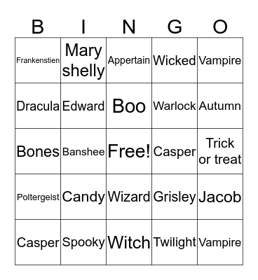 Corydropped his stuff in a puddle-Sam S. Bingo Card