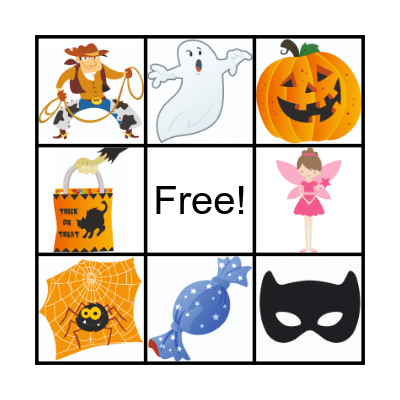 Halloween Bingo Card