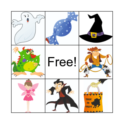 Halloween Bingo Card