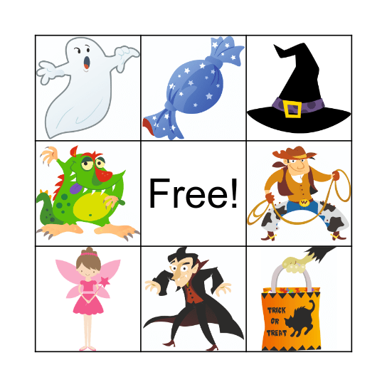 Halloween Bingo Card