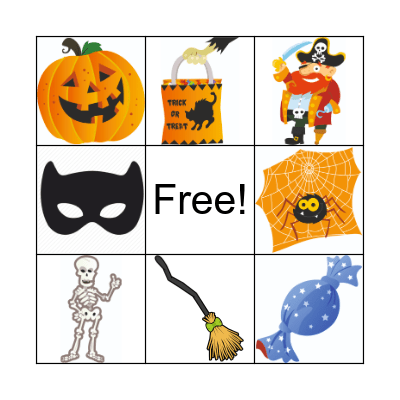 Halloween Bingo Card