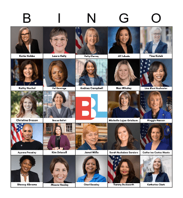 2022 Midterm Candidates Bingo Card