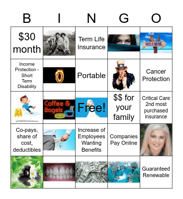BNI's Bingo Game Bingo Card