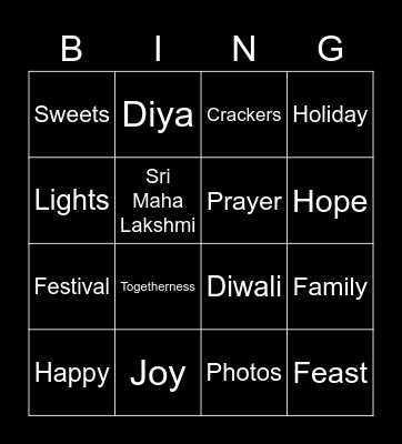 Make your Bingo Card