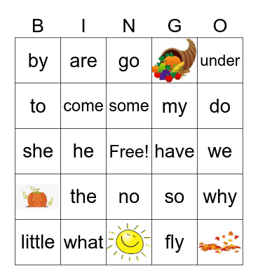 SIPPS Extension Lessons 1-5 Bingo Card