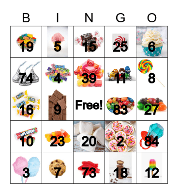 Mrs. McGlynn's Magnificent CANDY BINGO Card