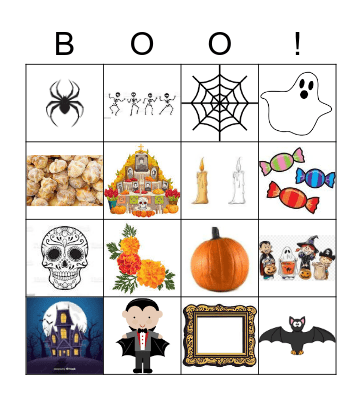 Day of the Dead/Halloween Bingo Card