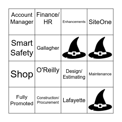 MELIORA EMPLOYEE TRAINING BINGO Card