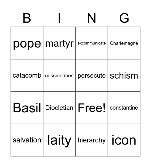 10-2 10-3 Bingo Card