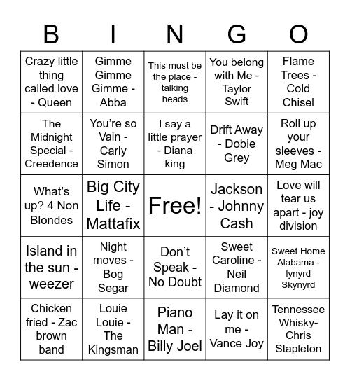 get 5 in a row to win 10 points Bingo Card