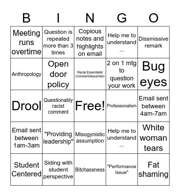 abd bingo Card