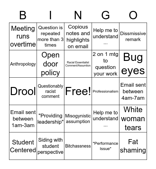 abd bingo Card