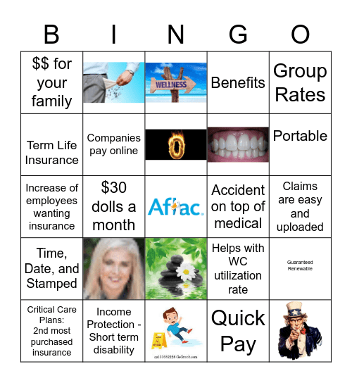 BNI's Bingo Game Bingo Card