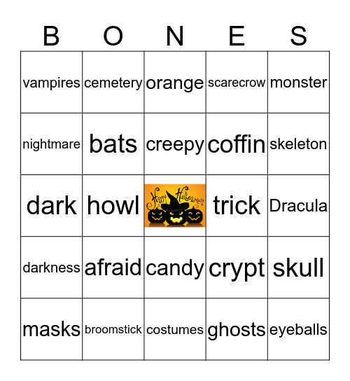 HAPPY HALLOWEEN   Bingo Card