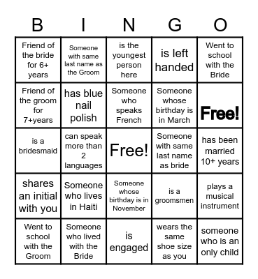 Cocktail Hour Bingo! Bingo Card