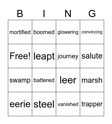 Picnic at Mudsock Meadow Bingo Card