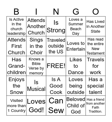 Uncommon Women! Bingo Card